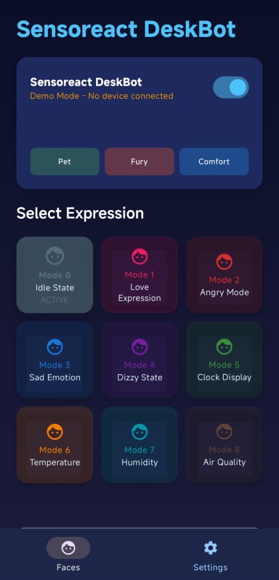 Sensoreact DeskBot Smart Assistant